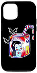 Coque pour iPhone 15 Pro Boîte à jus Kewpie Baby Vampire Blood Juice, Tattoo Flash