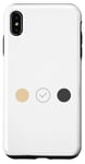Coque pour iPhone XS Max Graphique couleur minimaliste astucieux