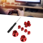 (Red) Thumb Sticks Buttons PS4 Metal Thumbsticks Gamepad Metal Thumbstick