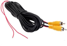6M 20FT vidéo cable rallonge rca jack câble prise phono connecteur plug pour recul voiture fil de détection rouge