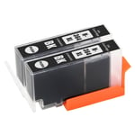 2 Black Ink Cartridges for HP Photosmart 5510 5510e 5512 5514 5515 5520 5522