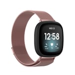 Milanese Loop Armband Fitbit Versa 3/Sense Rosa