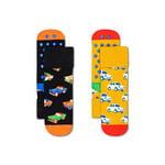 Happy Socks 2-pack Kids Cars Anti Slip Junior