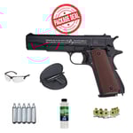 Airsoftpaket - Colt 1911 A1 GBB Co2
