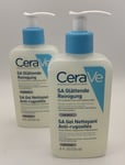 2 X Cerave SA Smoothing Cleanser Gel - 236ml W25