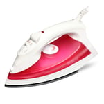 Bdesign 1200W Steam Iron for Clothes with Rapid Even Heat Scratch Resistant Stainless Steel Sole Plate, True Position Axial Aligned Steam Holes
