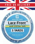 Walker Blue Lace Front Wig, Toupee System Tape. Approximately 1cm Wide 3 Yards