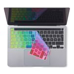 Philbert - Keyboard cover - Scandinavian letters - MacBook Pro 13” M1-M2 2020/2022 and 16 2019 - Rainbow