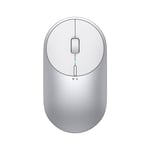 Original Xiaomi Portable Mouse 2 Optical Wireless Bluetooth 4.2 RF 2.4GHz 4000DPI Adjustable Dual Mode Mouse(Silver)