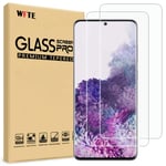 WFTE [2-Pack] Screen Protector for Xiaomi 11 Lite/Samsung Galaxy S21 Plus,Anti-fingerprint,Bubble-Free,Dust-Free Premium Tempered Glass Screen Protector For Galaxy S21 Plus