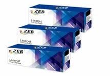 3X ZEB Toner For HP CF244A 44A LaserJet Pro M15 M15a M15w M28a M28w (Inc VAT)