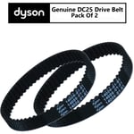 2 x Genuine Dyson DC25 Animal Vacuum Cleaner Hoover Rubber Toothed Drive Belts