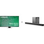 Samsung QN85C 75" 4K Neo QLED TV + HW-Q800C 5.1.2 Dolby Atmos Soundbar -tuotepaketti