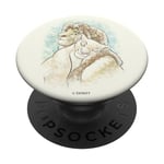 PopSockets Disney The Lion King Simba Nala Snuggle Hug Watercolor PopSockets PopGrip: Swappable Grip for Phones & Tablets
