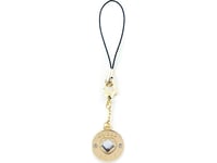 Guess Guess Zawieszka Gucpmhgld Phone Strap Heart Diamond Charm With Rhinestones