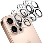 [3-Pack] iPhone 16 Pro Max Linsskydd av Härdat Glas - Skydd för Kamera, Anti-Reptåligt