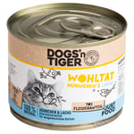 økonomipakke Dogs'n Tiger Adult Cat 12 x 200 g – Godhet kylling og laks