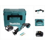 Djr 183 M1J Scie recipro sans fil 18 v + 1x batterie rechargeable 4,0 Ah + Makpac - sans kit chargeur - Makita
