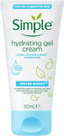 Simple Water Boost Hydrating Gel Cream Dermatologically Tested Moisturiser for D