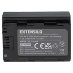 EXTENSILO Batterie compatible avec Sony Alpha A7 Mark 3, a7 III, a7R III, 8S III, 9 II appareil photo, reflex numérique (2000mAh, 7,2V, Li-ion)