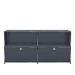 USM - USM Haller 36 sideboard Anthracite - Småbord & sidobord - Fritz Haller,Paul Schärer - Grå - Metall