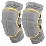 logozoee Knee Support Protector, Wear‑Resistant And Fall‑Resistant Sports Knee Support Brace, Lightweight Large Area Sponge Pad Women for Man(Silver gray, M)
