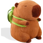 Söt Capybara Plyschdjur med Sköldpaddsryggsäck Capybara Plyschleksak