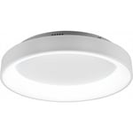 Trio Girona - LED-takplafond, 60 cm, hvid, 5600 lm, nuancer af hvidt lys