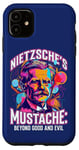 iPhone 11 Nietzsche's Mustache Beyond Good And Evil Quote Philosophy Case