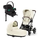 Cybex, Travelsystem 4i1, Talos S Lux Duo inkl. Aton B2 &amp; Base One - Seashell Beige