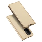 Xiaomi Mi 11i / Poco F3 - DUX DUCIS skin pro læder cover - Guld