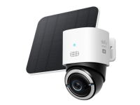 Eufy S330 - Nätverksövervakningskamera - panorering / lutning - utomhusbruk - dammtät/vattentät - färg (Dag&Natt) - 4K - ljud - trådlös - Wi-Fi - 4G