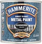 Direct To Rust Metal Paint - Hammered Black - 250ml 5084792 HAMMERITE
