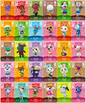 NFC Mini Cards for 30 PCS Rare Villager with Card Holder for ACNH for Animal Crossing New Horizons for Switch/Switch Lite/Wii U (New Horizons, New Leaf)