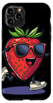 iPhone 11 Pro Cool Strawberry Costume with funny Shoes and Arms Case