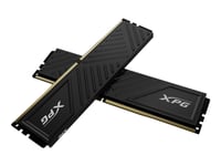 Xpg Gammix D35 - Ddr4 - Sats - 32 Gb: 2 X 16 Gb - Dimm 288-Pin Låg - 1600 Mhz / Pc4-25600 - Cl16 - 1.35 V - Ej Buffrad - Svart