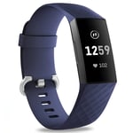 Fitbit Charge 3 Classic Silicone Strap Navy