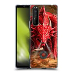 Head Case Designs Officially Licensed Anne Stokes Lair Dragons Soft Gel Case Compatible With Sony Xperia 1 II 5G