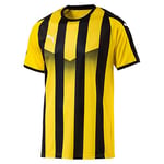 Puma Liga Jersey Striped Maillot Homme, Cyber Yellow Black, M