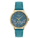 Radley RY21610 Yoga Dog | Teal Dial | Teal Silicone Strap Watch