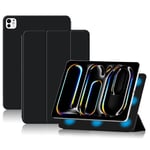 iPad Pro 11 5th Gen (2024) Fodral Tri-fold Magnetic Svart