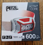 Petzl Hybrid Concept Actik Core 600 Lumens USB Rechargeable Headlamp Orange New