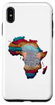 Coque pour iPhone XS Max T-shirt Afrique DNA Drapeau Pouce Empreintes Digitales Racines Fier