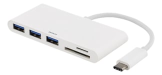 DELTACO USB-C HUB