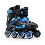 Sljj Inline Skates Adults Comfortable And Breathable Men And Women Roller Skates High Performance Children's Single Row Skates For Outdoor And Indoor (Color : Black, Size : 42 EU/9 US/8 UK/26cm JP)