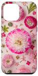 iPhone 15 Plus Pink Floral Pink Flowers Case
