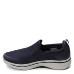 Gowalk Arch Fit - Togpath 216121 NVGY Navy Mesh Mens Slip On Trainers