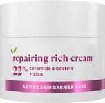 Simple Repairing Rich Face Cream Facial Moisturiser with 22% Ceramide Boosters,