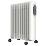 Electric Oil Filled Radiator with Thermostat & 3 Heat Settings 2.5kW