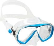 Cressi Estrella Adult Snorkel Mask - Clear/Blue